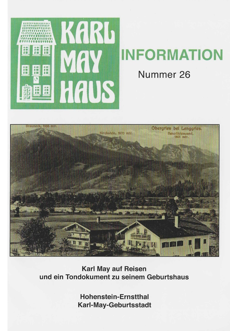 Karl-May-Haus Information Nummer 26 - Karl-May-Wiki