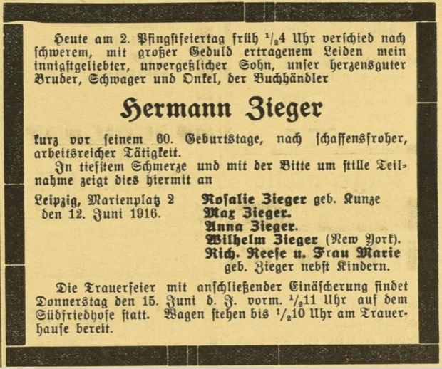 Todesanzeige Zieger Boersenblatt 1916 Nr135 S3976.jpg