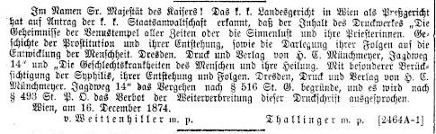 Venustempel Verbot Wiener Zeitung 18741220.jpg